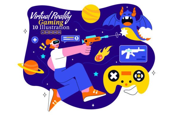 10 VR Gaming Illustration Review