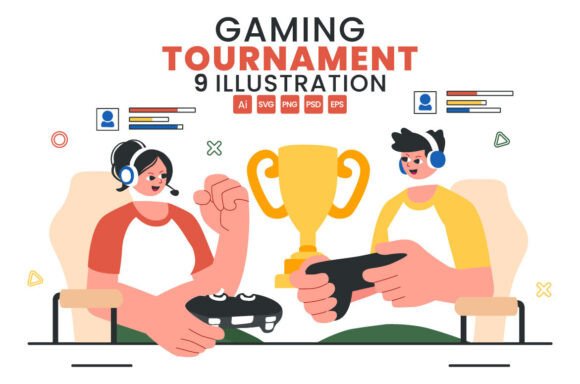9 E Sports Gaming Tournament Graphics