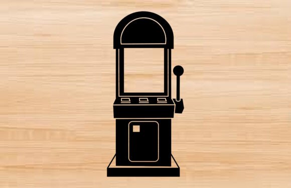 Arcade Silhouette SVG Clipart Vector Review