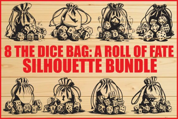 Dice Set Clipart Collection for Branding and Marketing