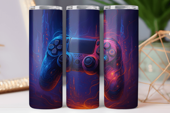 Gaming Tumbler Wrap 20oz Skinny Png 20oz Graphics for Tumbler Wraps