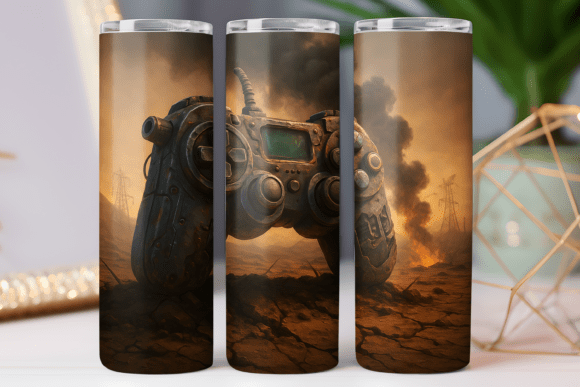 Gaming Tumbler Wrap Skinny 20oz PNG Design Review