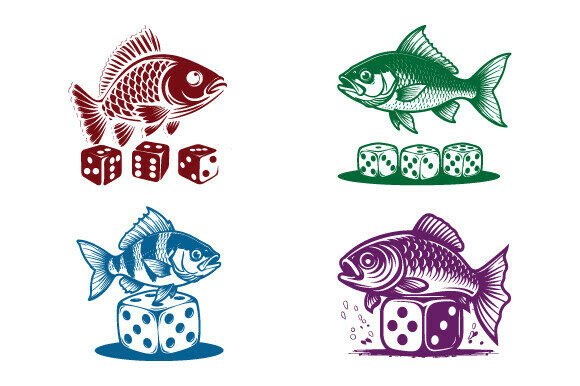 Nicely Edgy Art Beneath Fish Standard - A Bold Graphic for Creative Sellers
