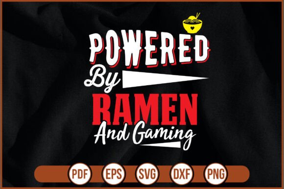 Powered by Ramen and Gaming Graphics for Print Templates