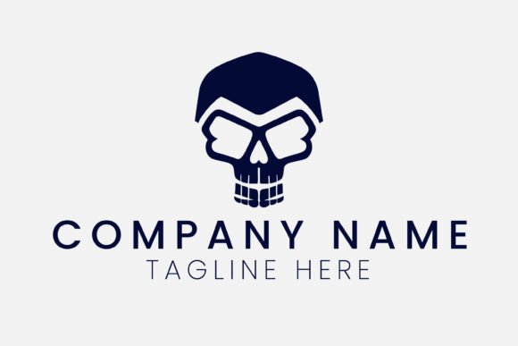 Skull Logo Design Template for Gaming Es - Graphics & Logos for Crafters