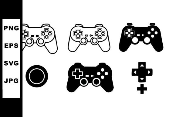 Video Game Controller Icons Set for Modern Branding