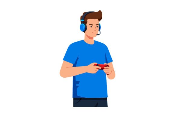 Youthful Gaming Graphic for Branding and Packaging